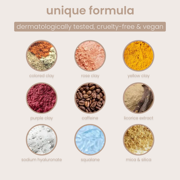 Colored clay CC undereye corrector
